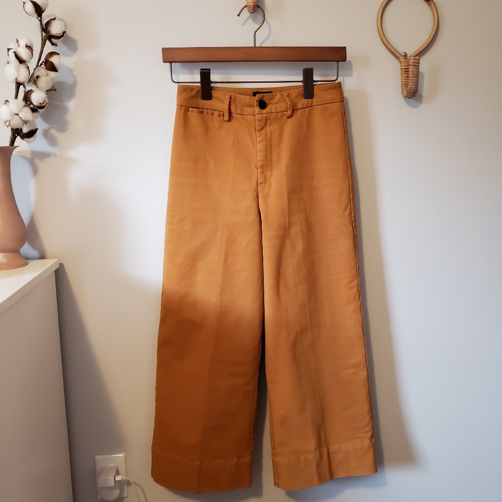 Frank and Oak Josephine Wide-Leg Cropped Pants